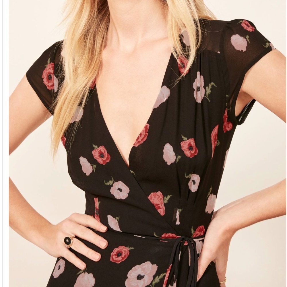Reformation wrap dress, Size XL